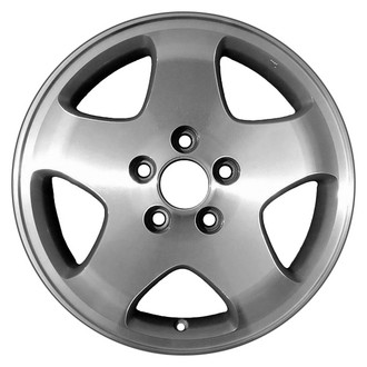 CCI® - 5-Spoke Machined and Silver 16x6.5 Alloy Factory Wheel - Remanufactured