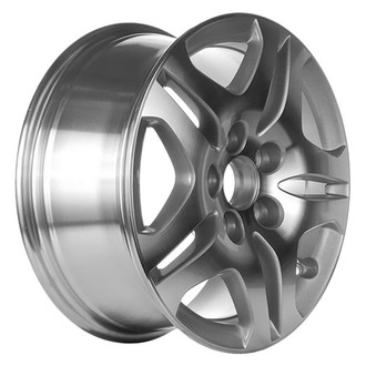 CCI® - Double 5-Spoke Charcoal Textured Machined 16x7 Alloy Factory Wheel - Remanufactured