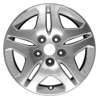 CCI® - Double 5-Spoke Sparkle Silver Textured Machined 16x7 Alloy Factory Wheel - Remanufactured