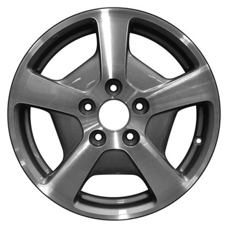 CCI® - 5-Spoke Machined with Silver Vents 16x6.5 Alloy Factory Wheel - Remanufactured