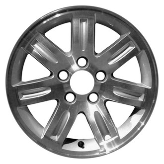 CCI® - 7 I-Spoke Machined with Silver Vents 16x6.5 Alloy Factory Wheel - Remanufactured