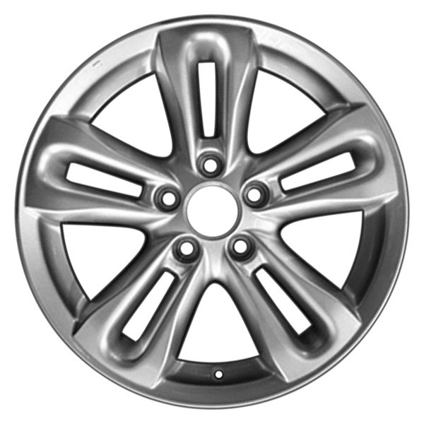 CCI® - 17 x 7 Double 5-Spoke Medium Silver Alloy Factory Wheel (Replica)