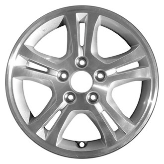 CCI® - Double 5-Spoke Machined and Silver 16x6.5 Alloy Factory Wheel - Remanufactured