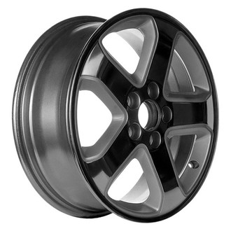 CCI® - 5-Spoke Polished with Light Silver Vent 17x6.5 Alloy Factory Wheel - Remanufactured