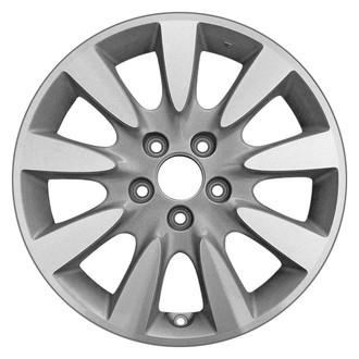 CCI® - 9 I-Spoke Machined with Textured Silver Pocket 17x6.5 Alloy Factory Wheel - Remanufactured