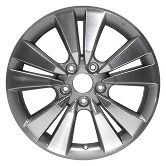 CCI® - Double 5-Spoke Machined Charcoal Textured 17x7.5 Alloy Factory Wheel - Remanufactured