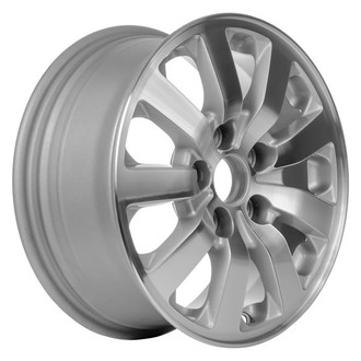 CCI® - 9-Spoke Machined and Silver 16x7 Alloy Factory Wheel - Remanufactured