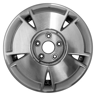 CCI® - 5-Slot Machined and Silver 15x5.5 Alloy Factory Wheel - Remanufactured