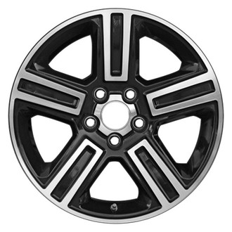 CCI® - 5-Spoke Machined Black with Machined Hub 18x7.5 Alloy Factory Wheel - Remanufactured