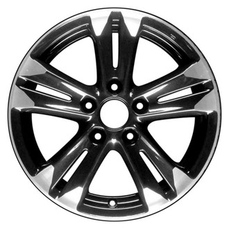 CCI® - Double 5-Spoke Machined and Gloss Black 16x6 Alloy Factory Wheel - Remanufactured