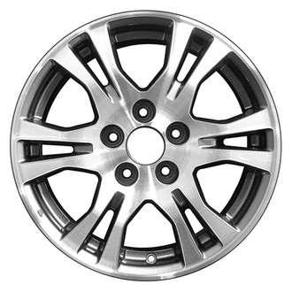 CCI® - 6 V-Spoke Medium Charcoal Machined 17x7 Alloy Factory Wheel - Remanufactured