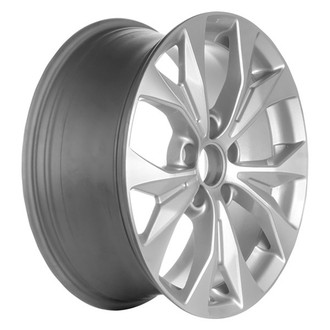 CCI® - 5 V-Spoke Machined and Silver 17x7 Alloy Factory Wheel - Remanufactured