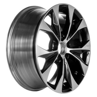 CCI® - 5 V-Spoke Machined and Black 17x7 Alloy Factory Wheel - Remanufactured