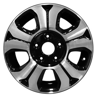 CCI® - 5 V-Spoke Machined and Black 15x6 Alloy Factory Wheel - Remanufactured