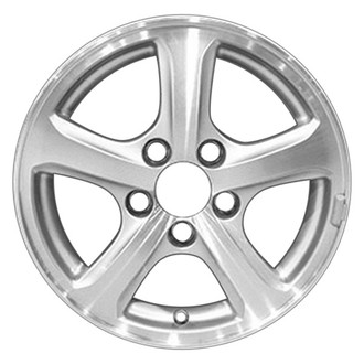CCI® - 5-Spoke Machined and Silver 15x6 Alloy Factory Wheel - Remanufactured