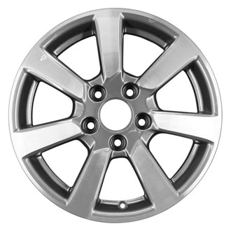 CCI® - 7 I-Spoke Machined and Charcoal 16x6.5 Alloy Factory Wheel - Remanufactured