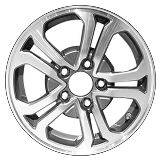 CCI® - 5 V-Spoke Machined and Charcoal 15x6 Alloy Factory Wheel - Remanufactured