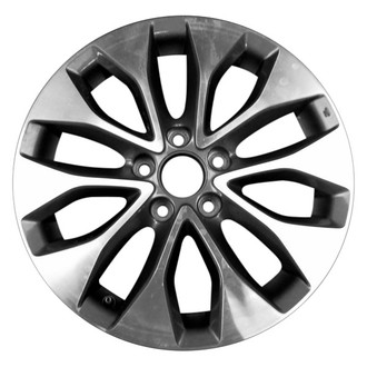 CCI® - 5 V-Spoke Machined and Charcoal 17x7.5 Alloy Factory Wheel - Remanufactured