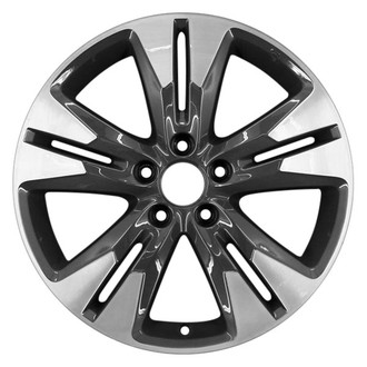 CCI® - Double 5-Spoke Machined and Medium Charcoal Met 18x7 Alloy Factory Wheel - Remanufactured