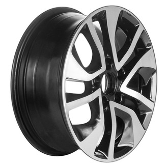 CCI® - 10 Spiral-Spoke Machined and Black 16x6.5 Alloy Factory Wheel - Remanufactured