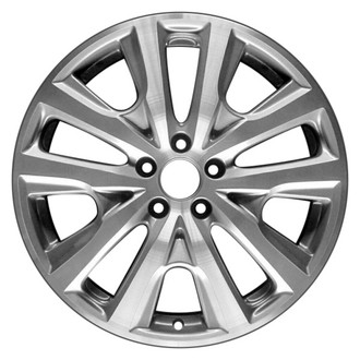 CCI® - 5 V-Spoke Machined and Medium Charcoal Metallic 19x8 Alloy Factory Wheel - Remanufactured