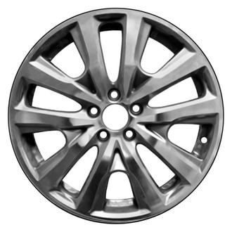 CCI® - 5 V-Spoke Machined and Medium Charcoal Metallic 19x8 Alloy Factory Wheel - Replica