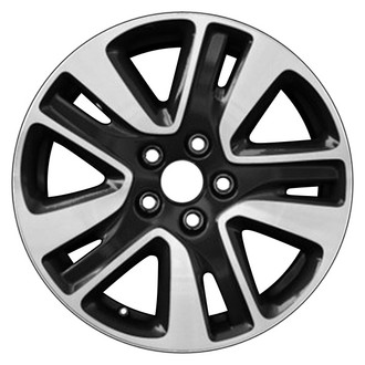 CCI® - 5 V-Spoke Machined and Black 18x7 Alloy Factory Wheel - Remanufactured