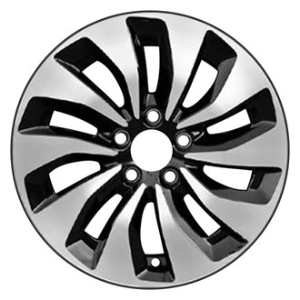 CCI® - 10 Spiral-Spoke Machined and Gloss Black 17x7.5 Alloy Factory Wheel - Remanufactured