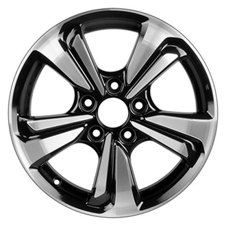 CCI® - 5-Spoke Machined and Black 16x6.5 Alloy Factory Wheel - Remanufactured