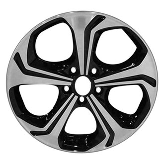CCI® - 5 Spiral-Spoke Machined and Black 18x7.5 Alloy Factory Wheel - Remanufactured
