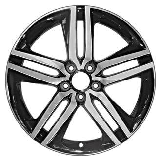 CCI® - Double 5-Spoke Slow Machined and Black 19x8 Alloy Factory Wheel - Remanufactured