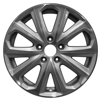 CCI® - 5 V-Spoke Machined and Silver Metallic 17x6.5 Alloy Factory Wheel - Remanufactured