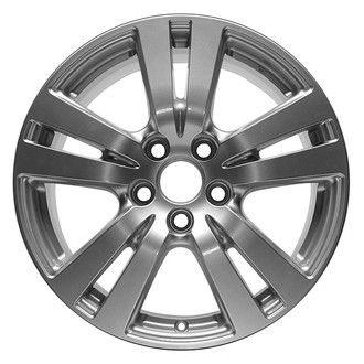 CCI® - Double 5-Spoke Silver with Machined Accents 18x8 Alloy Factory Wheel - Replica