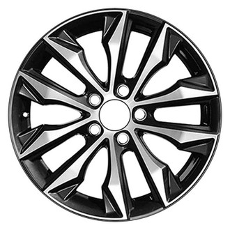 CCI® - 5 V-Spoke Machined and Dark Charcoal 17x7 Alloy Factory Wheel - Remanufactured