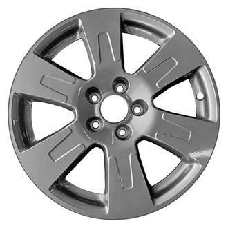 CCI® - 6 I-Spoke Machined and Medium Charcoal Metallic 18x8 Alloy Factory Wheel - Remanufactured