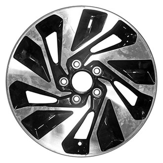 CCI® - 5 Spiral-Spoke Machined and Gloss Black 16x7 Alloy Factory Wheel - Remanufactured
