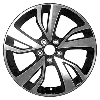 CCI® - 5 Double Spiral-Spoke Machined and Black 19x7.5 Alloy Factory Wheel - Remanufactured