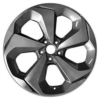 CCI® - 5 Turbine-Spoke Machined and Gray 19x8.5 Alloy Factory Wheel - Remanufactured