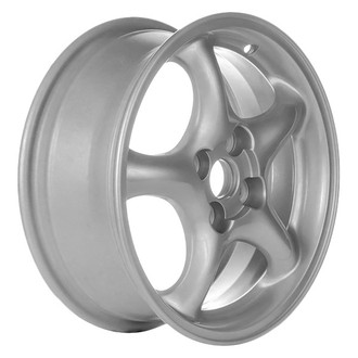 CCI® - 5-Spoke Silver Full Face Smooth 15x6 Alloy Factory Wheel - Remanufactured
