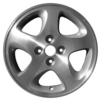 CCI® - 5-Spoke Machined and Medium Sparkle Silver 15x6 Alloy Factory Wheel - Remanufactured