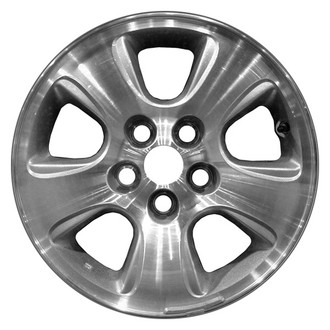 CCI® - 5-Slot Machined with Silver Vents 16x7 Alloy Factory Wheel - Remanufactured