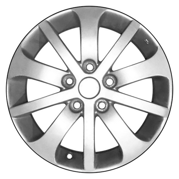 CCI® - 16 x 6.5 10 Alternating-Spoke Silver Alloy Factory Wheel (Remanufactured)