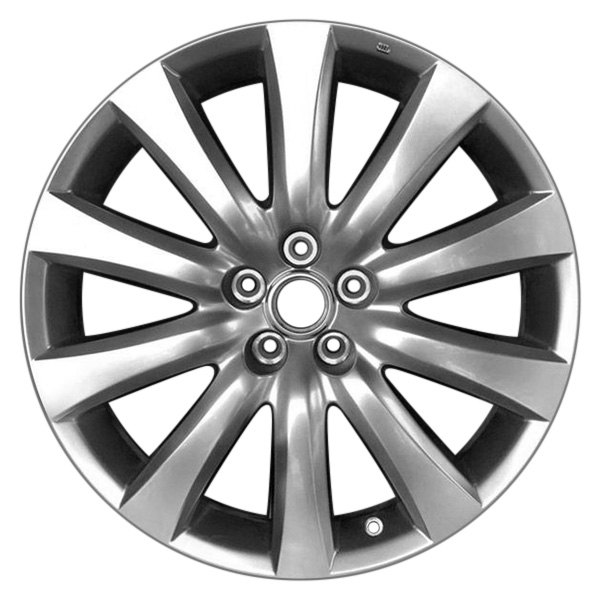 CCI® - 20 x 7.5 10 I-Spoke Hyper Silver Alloy Factory Wheel (Remanufactured)