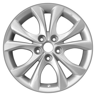 CCI® - 5 V-Spoke Silver 17x7 Alloy Factory Wheel - Replica