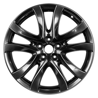 CCI® - 5 V-Spoke Black Smoked Hyper Silver 19x7.5 Alloy Factory Wheel - Remanufactured