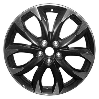 CCI® - 5 V-Spoke Machined and Dark Charcoal 19x7 Alloy Factory Wheel - Remanufactured