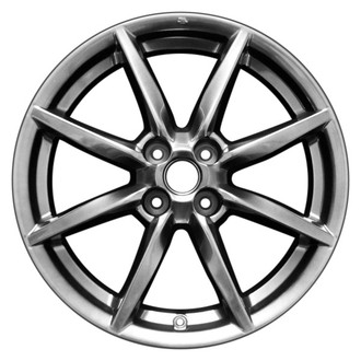CCI® - 4 V-Spoke Dark Smoked Hyper Silver 17x7 Alloy Factory Wheel - Remanufactured