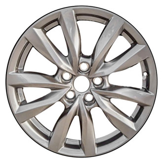 CCI® - 10-Spoke Machined Medium Charcoal 18x8 Alloy Factory Wheel - Remanufactured