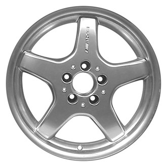 CCI® - 5-Spoke Machined Lip with Silver Face 17x8.5 Alloy Factory Wheel - Remanufactured