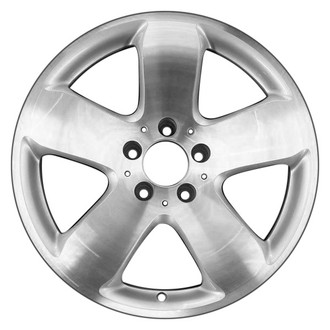 CCI® - 5-Spoke Machined Face with Silver Vents 17x8 Alloy Factory Wheel - Remanufactured